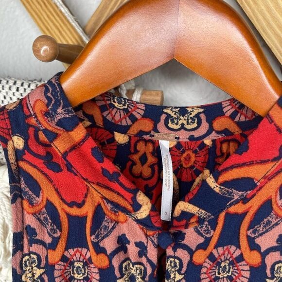 Free People Get Together Printed Tunic Dress - Picture 5 of 8